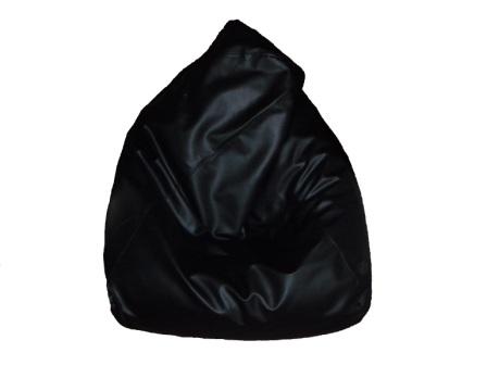 Black Vinyl Beanbag